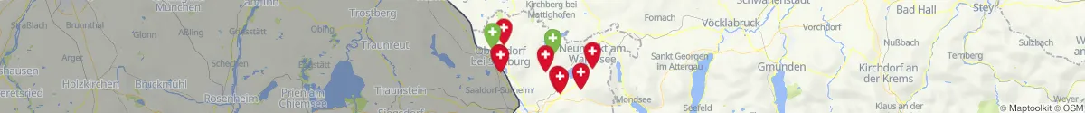Kartenansicht für Apotheken-Notdienste in der Nähe von Seeham (Salzburg-Umgebung, Salzburg)